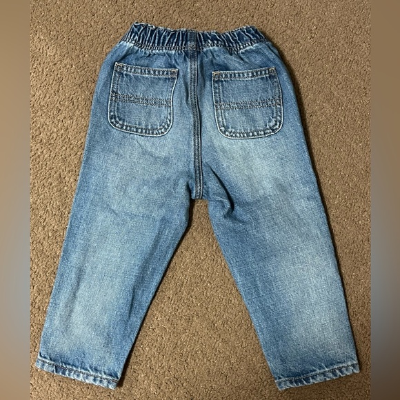 NWOT Baby Boy Old Navy Loose Rip & Repair Jeans - Picture 2 of 4